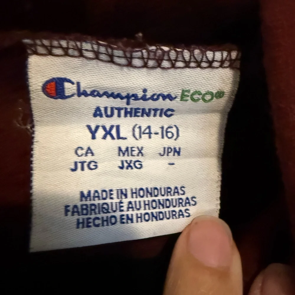 Champion Maroon Harvard Hoodie - Picture 4 of 4